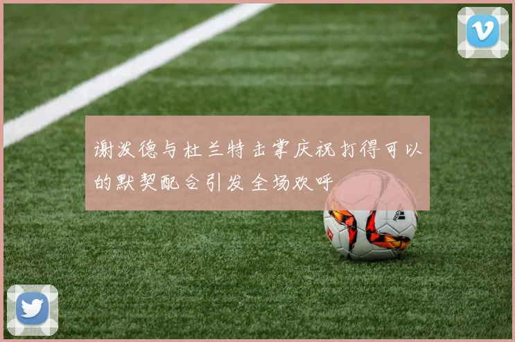 谢泼德与杜兰特击掌庆祝打得可以的默契配合引发全场欢呼